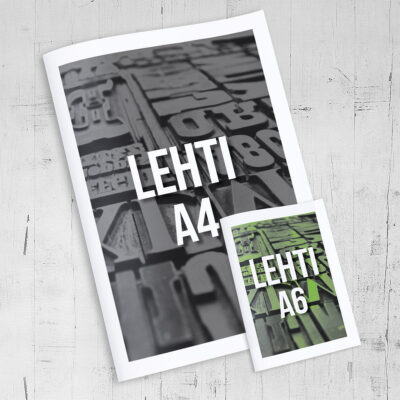 Lehdet A6 värillinen